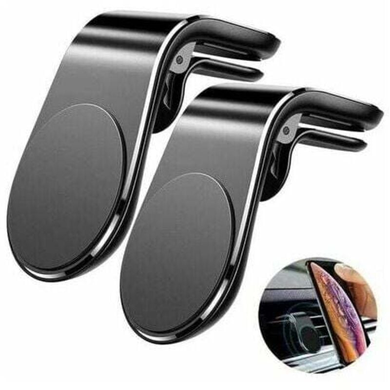 XVX - Supporto magnetico per telefono da auto, 2 pezzi Supporto per telefono da auto, Supporto magnetico per auto per auto