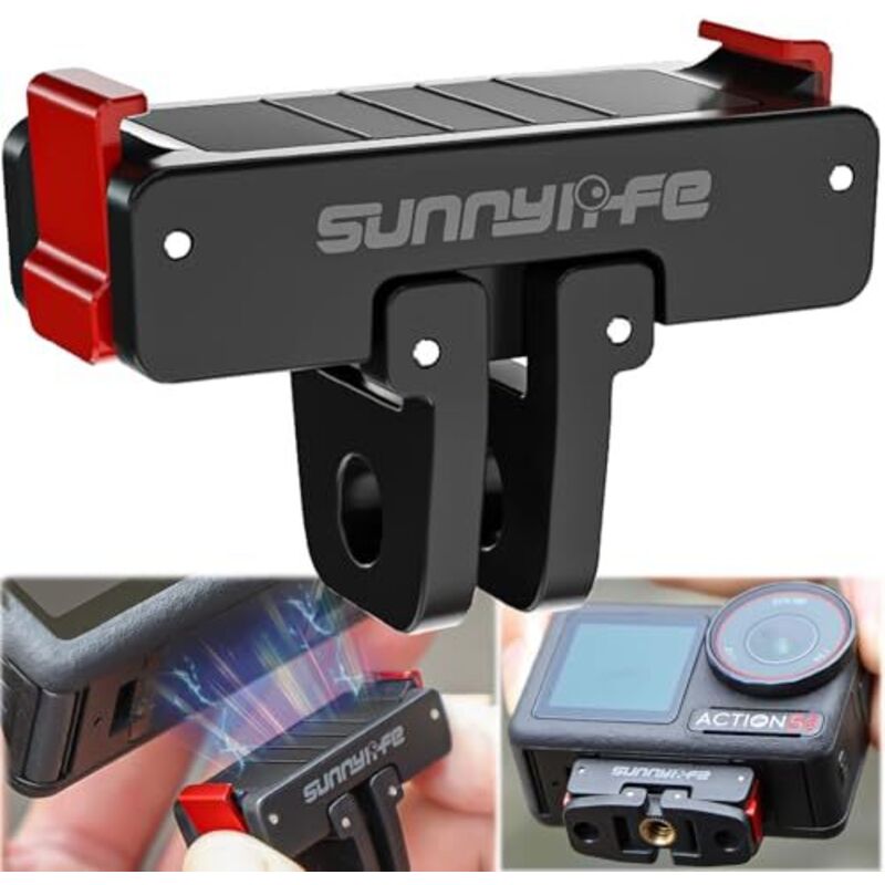 Magnetische Halterung für DJI Osmo Action 5 Pro, DJI Osmo 360 Zubehör, Magnetische Montagehalterung für DJI Osmo 360/DJI Osmo Nano/DJI Osmo Action 5