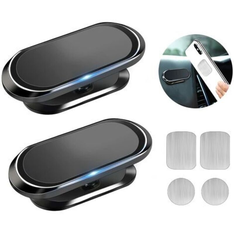 Magnetische KFZ-Handyhalterung, magnetische KFZ-Handyhalterung, 360° drehbar, magnetische KFZ-Halterung, kompatibel mit iPhone/Samsung/Huawei/Xiaomi