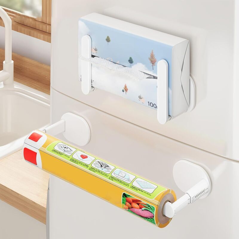 Magnetischer Papierhandtuchhalter für Kühlschränke, Papierhandtuchhalter für Wohnmobile, Aufbewahrungsmöglichkeiten für Kühlschränke, Küchen und