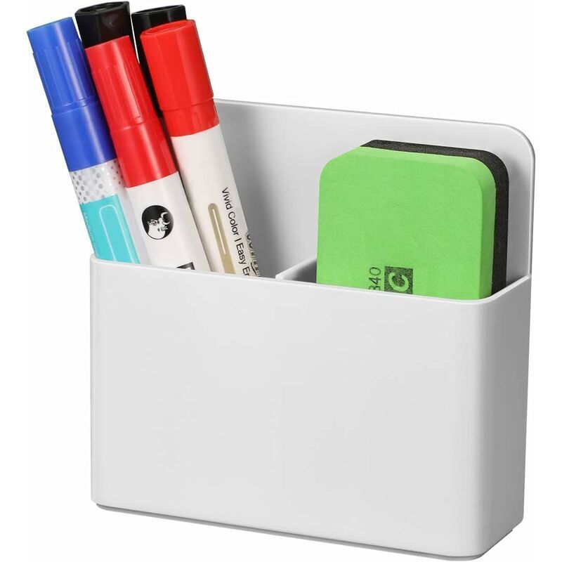 Magnetischer Stifthalter, magnetische Aufbewahrungsbox, Stiftehalter für Whiteboards, Schulbedarf, Kühlschrank, Büro, Spind und magnetische