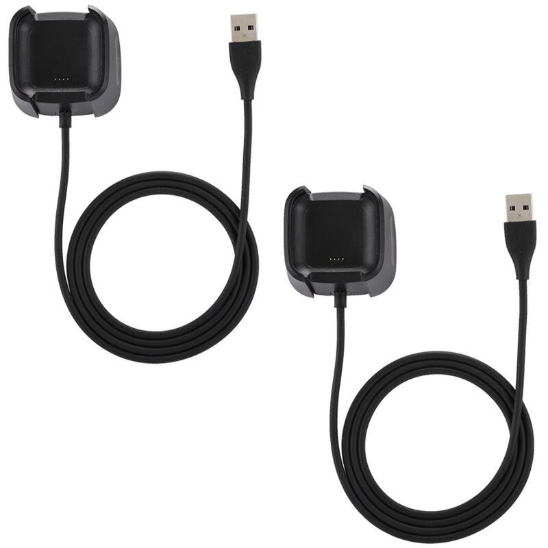 Magnetisches Ladegerät für Fitbit Versa2 Smartwatch, 2 Stück, 5V 1A