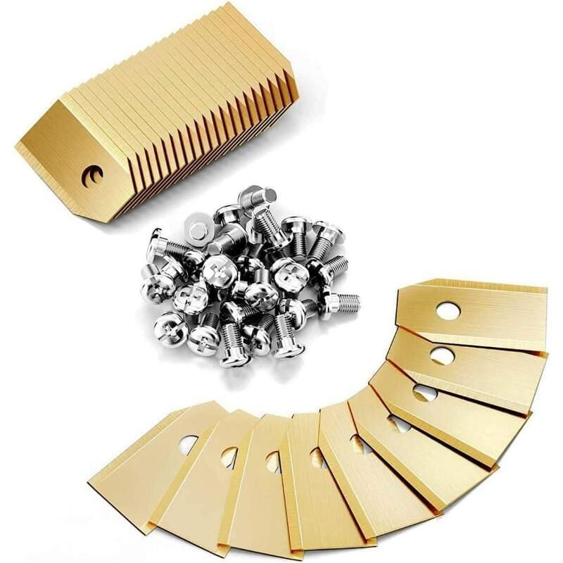 Mähroboter-Klinge, 36 Universal-Ersatzklingen, Ersatzmesser, passend für alle Husqvarna Automower, Gardena, Yardforce Mähroboter