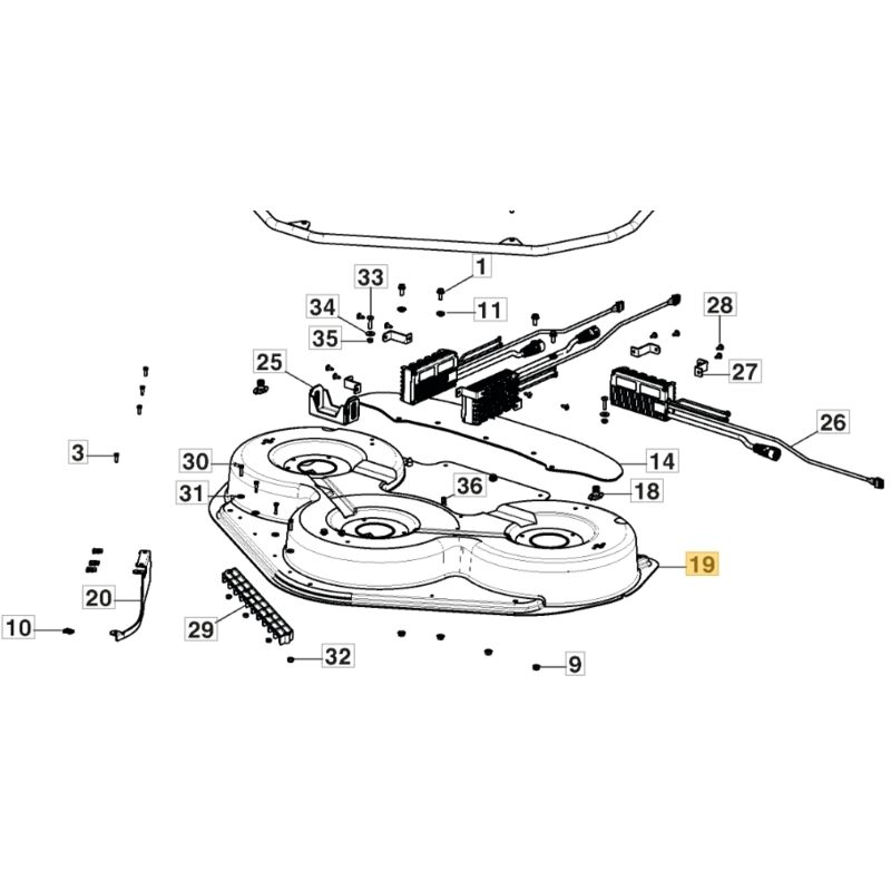 Mähwerk ORIGINAL STIGA Gyro 900e Aufsitzmäher