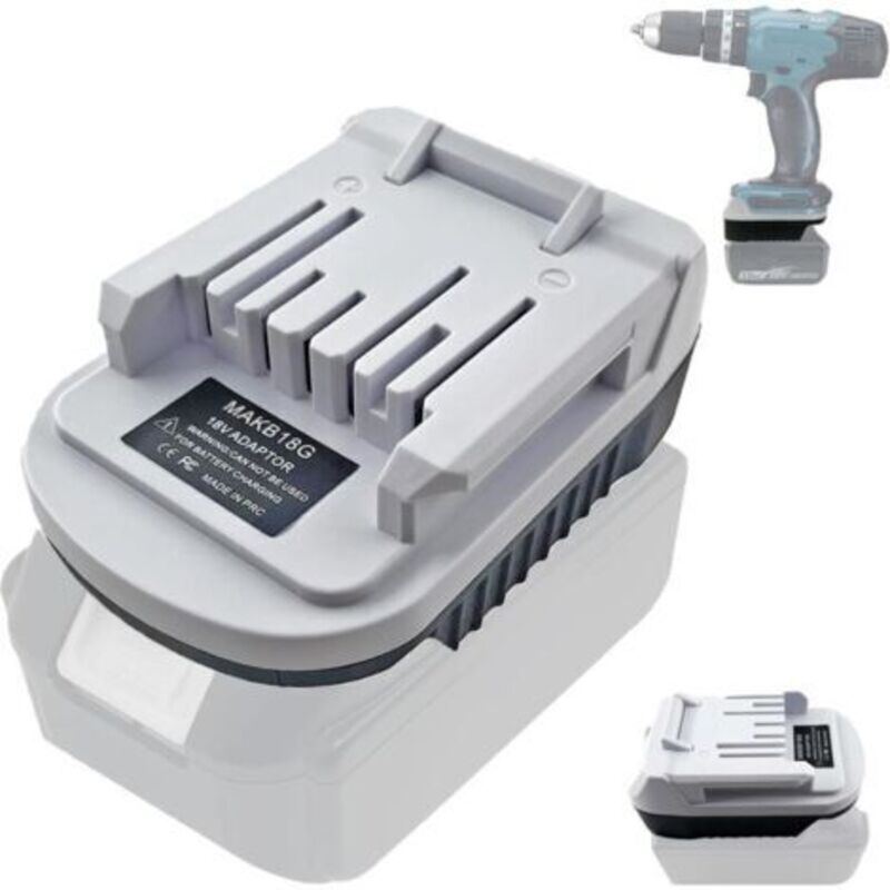 MAKB18G Adapter für andere Makita 18V Li-Ion-Akkus an Makita Elektrowerkzeuge der G-Serie – Adapter für andere Makita 18V Li-Ion-Akkus – Konverter zu