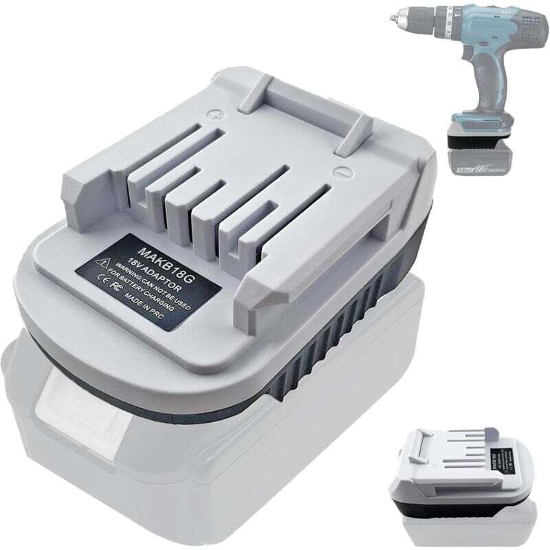 MAKB18G Adapter für Makita 18V Li-Ion-Akkus an Makita Elektrowerkzeuge der G-Serie – Akkuadapter für Makita 18V Li-Ion-Akkus – Konverter für BL1815G,
