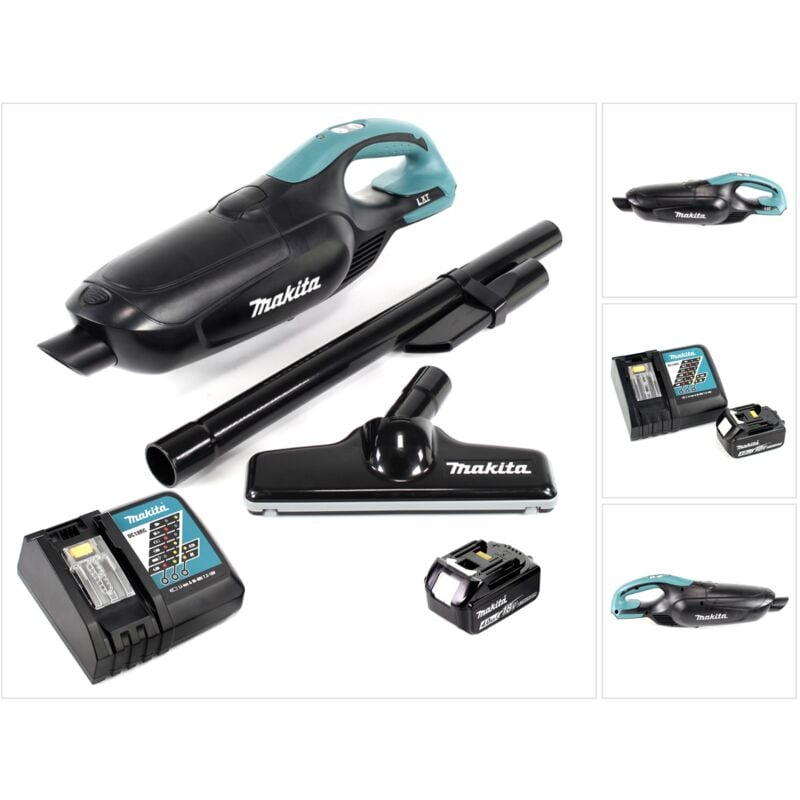 Dcl 182 RM1 b Akku Staubsauger 18 v Schwarz + 1x Akku 4,0 Ah + Ladegerät - Makita