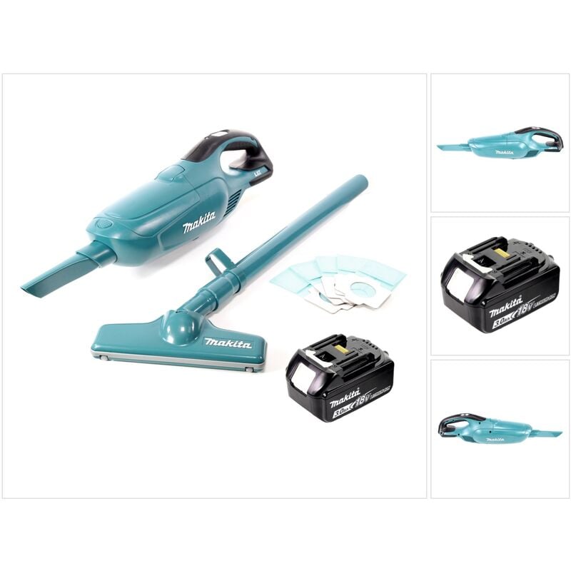 Dcl 182 F1 Akku Staubsauger 18 v + 1x Akku 3,0 Ah - ohne Ladegerät - Makita