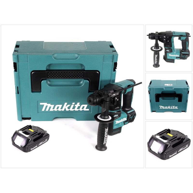 Makita DHR 171 Y1J 18V 2-stufig Brushless Akku Bohrhammer SDS Plus + 1x Akku 1,5Ah - ohne Ladegerät