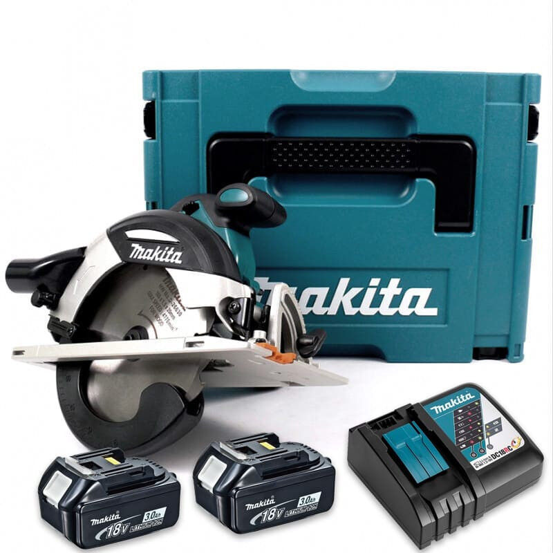 Makita - Kreissäge 18V lxt Ø165 mm (2x3,0 Ah) in makpac DHS630RFJ