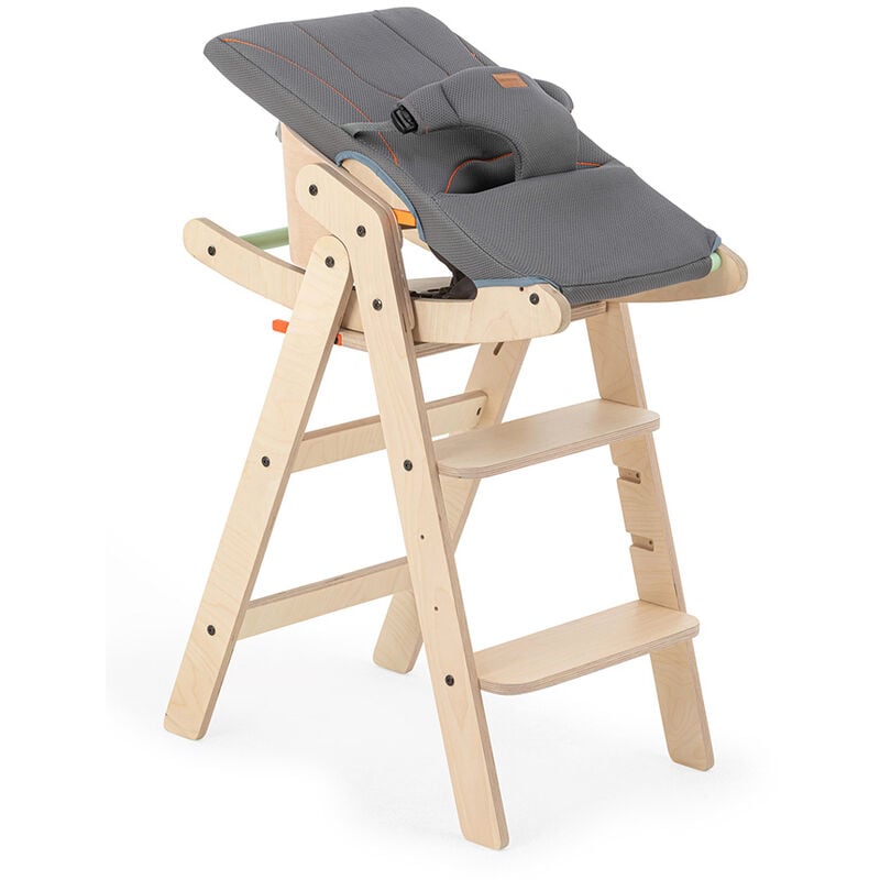 Mamatoyz - Babywippe Wavy Grau 64x36x33 cm