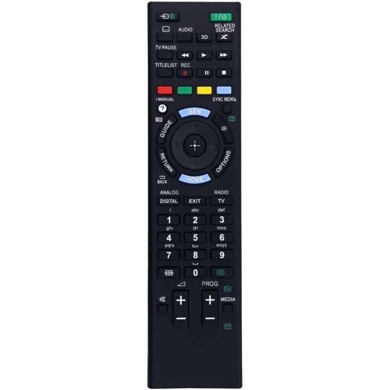 Universelle Fernbedienung für Sony Bravia Fernseher, kompatibel mit den Sony-Modellen RM-ED047, RM-YD103, RM-ED050, RM-ED060 und RM-ED061. Kompatibel