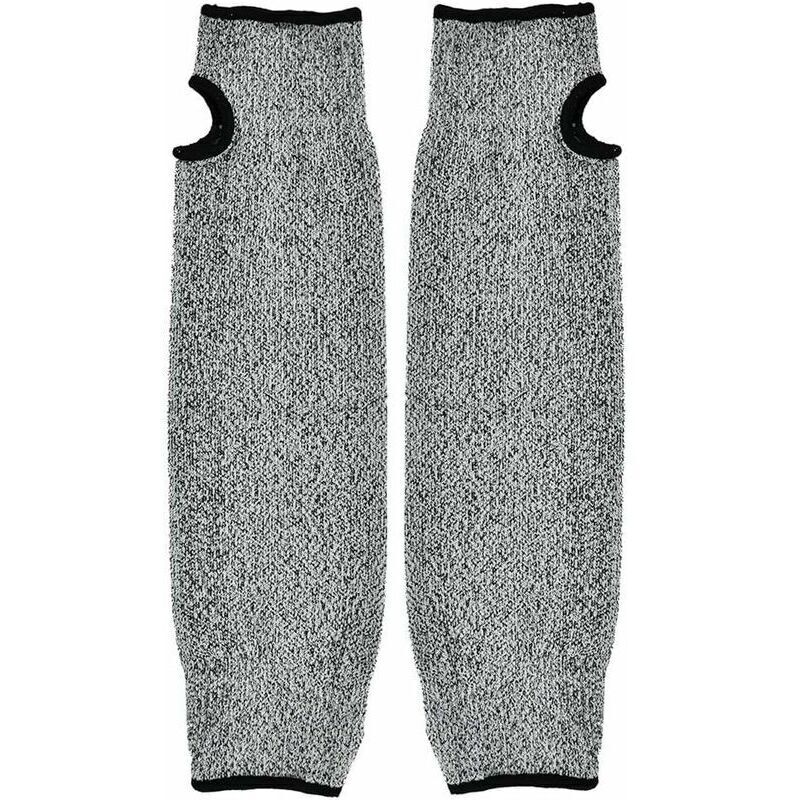 Manga protectora para brazo, manga de seguridad para brazo, guantes de trabajo de HPPE de manga larga, resistentes a la abrasión y a los cortes para