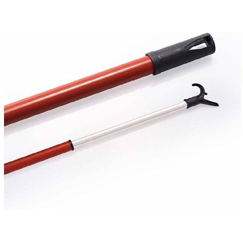 Trade Shop Traesio - Trade Shop - Teleskopgriff, ausziehbar, für Kleiderschränke, 85 bis 150 cm, ausziehbar, Kleiderbügelstange -