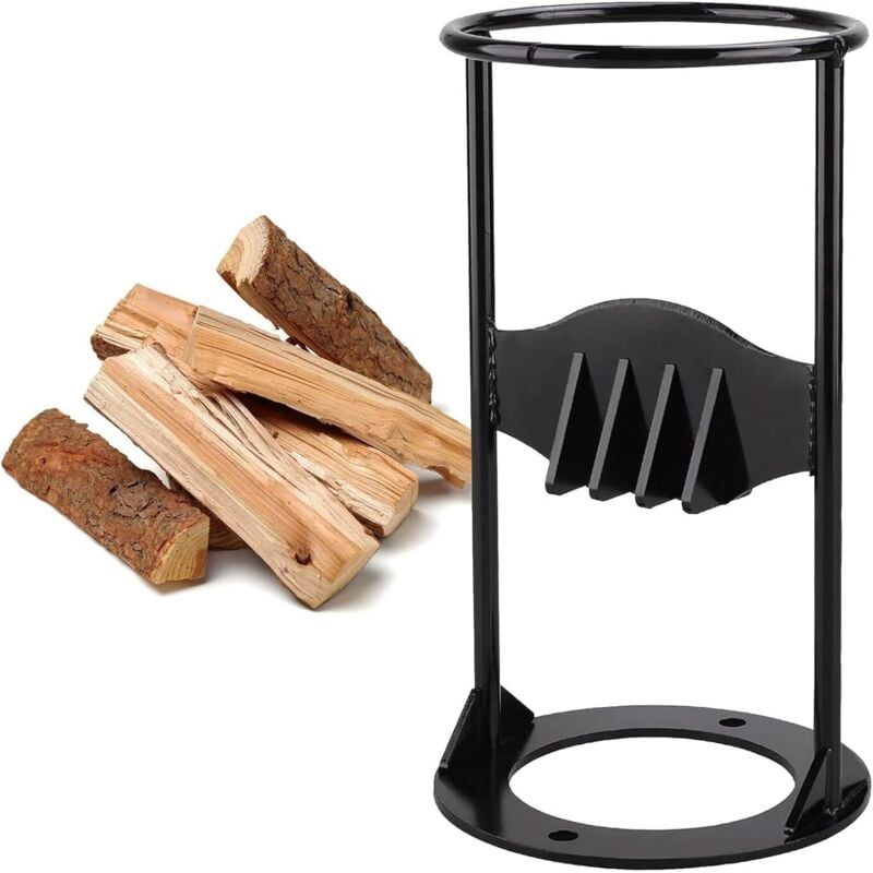 Manueller Holzspalter, Brennholzspalter, Holzschneider, Kohlenstoffstahl, Hochleistungs-Manuelles Spaltwerkzeug, Brennholz-Holzspalter, Geeignet für