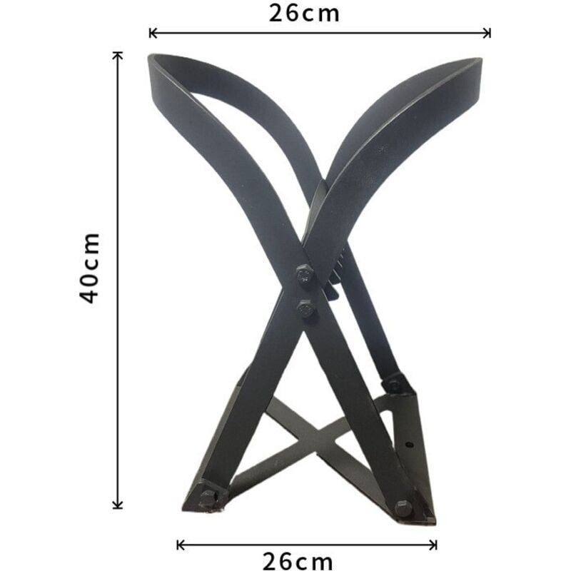 Manueller Holzspalter, Spaltkeil, Holzspalter aus Stahl, Abmessungen 26 x 26 x 40 cm, spaltet Holz einfach und sicher, professionelles Werkzeug,