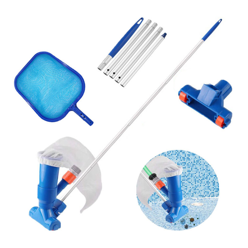 Dolaso - Manueller oberirdischer Pool-Staubsauger, Pool-Staubsauger für Gartenschläuche, hydraulischer Spa- und Gartenteich-Staubsauger, in den Boden