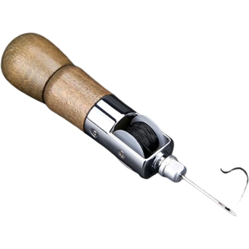 Manuelles Leder-Nähset, Leder-Nähahle, manuelles schnelles Leder-Nähset, DIY-Handnähnadeln, Stitcher-Set, automatische Lederreparatur-Nähahle