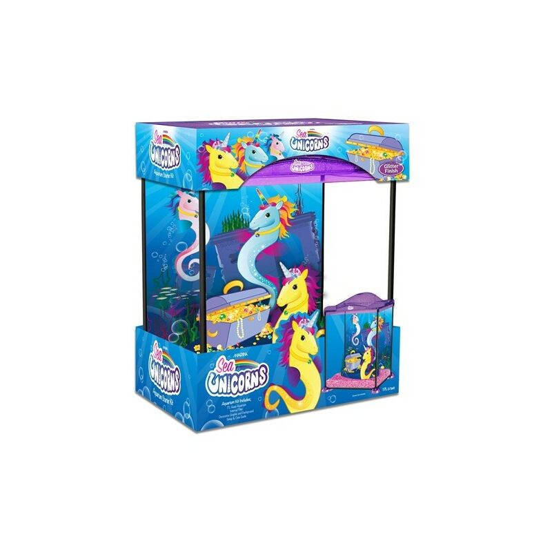 Marina - Kit Unicorn Crystal Aquarium 17 l