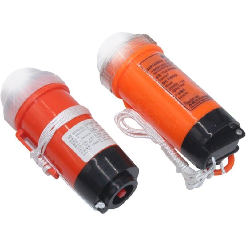 Marine-LED-Lichtsparer – LED-Jacken-Rettungslicht, Jacken-Blitzlicht, Marine-Boots-Leuchtsignale Auto-Locator-Licht für Schwimmwesten,