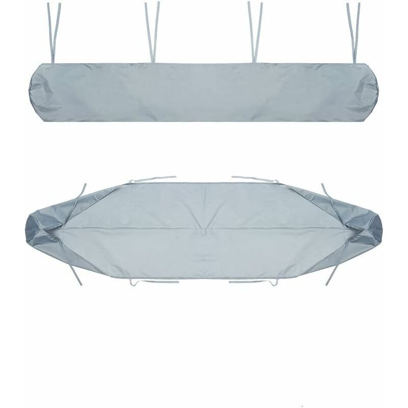 Markisen-Markisen-Schutztasche, 4 m Terrassen-Markise, staubdichte Schutzhülle, graue Terrassen-Markisen-Aufbewahrungsabdeckung, wasserdichter Schutz