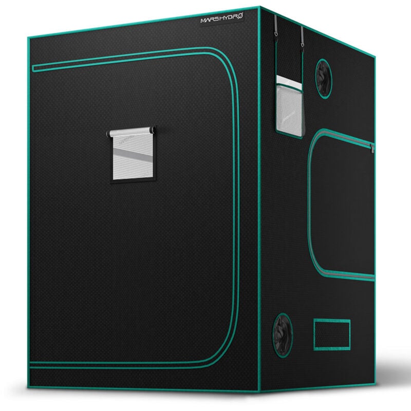 Mars Hydro - 150x150x200cm Growbox GrowZelt Indoor Pflanzenzelt Growroom Darkroom Growschrank Gewächshaus Grow Tent 1680D