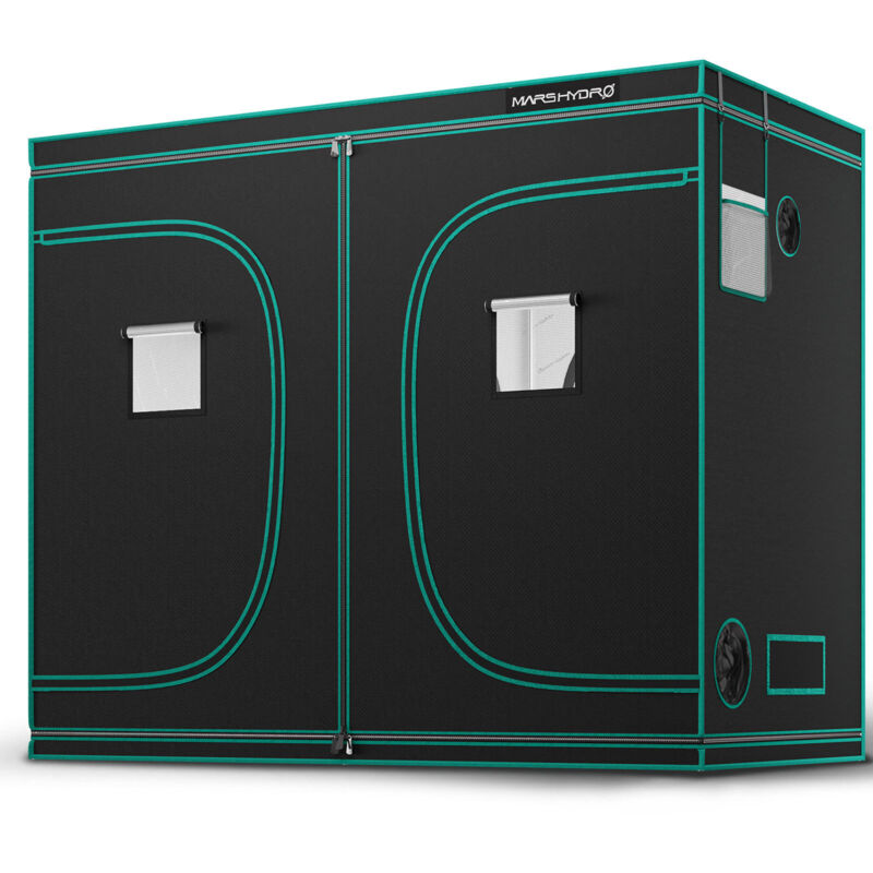 Mars Hydro 240x120x200cm Growbox GrowZelt Indoor Pflanzenzelt Growroom Darkroom Growschrank Gewächshaus Grow Tent 1680D