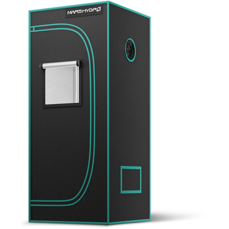 Mars Hydro - 60x60x140cm Growbox GrowZelt Indoor Pflanzenzelt Growroom Darkroom Growschrank Gewächshaus Grow Tent 1680D