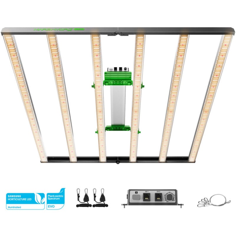 Fc 8000 evo Vollspektrum led Grow Lampe Samsung 301H evo for 150x150x200cm Growbox Pflanzenzimmer Samen Gemüse Blume - Mars Hydro
