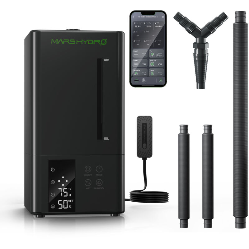 Mars Hydro - 5-Liter Kaltdampf Ultraschall Luftbefeuchter für Fabriken und Zelte