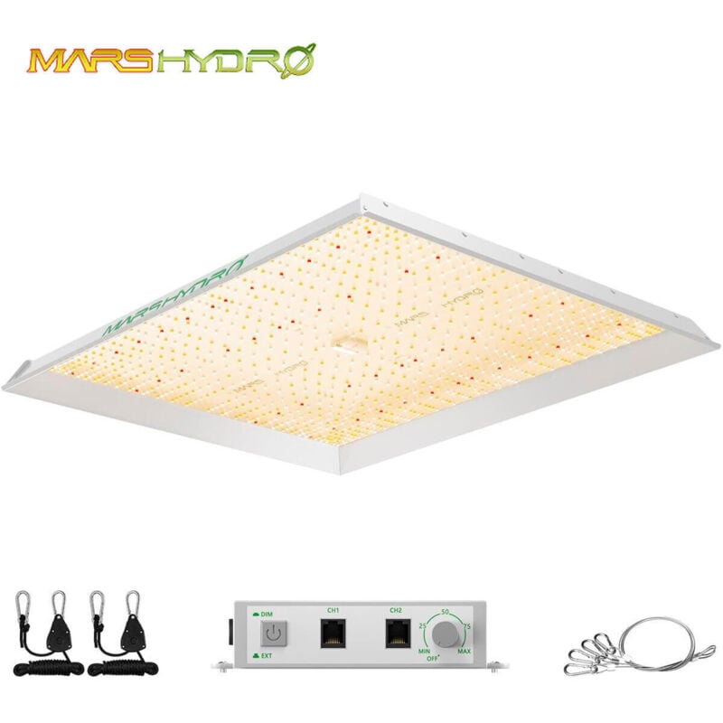 Ts 3000 Pflanzen Wachstumslicht Vollspektrum Pflanzenlampe led Lampen Leuchtmittel Wachstumslampen mit hangenden Ketten fur Grow Zelt 1-3 Pflanzen