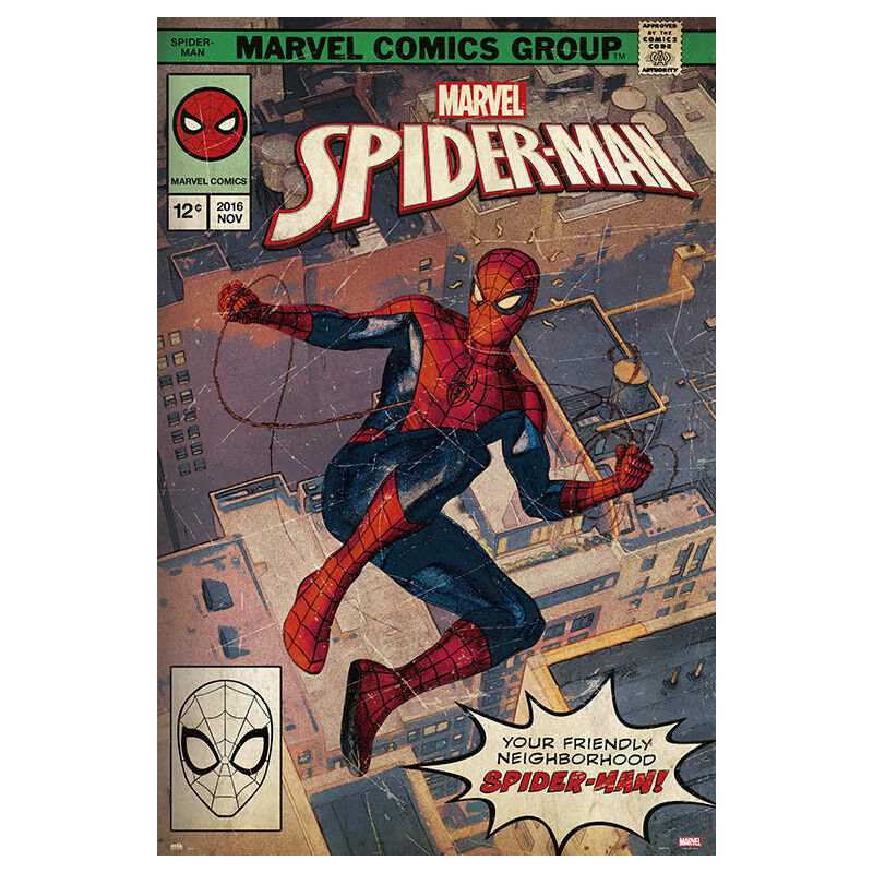 Poster marvel spider-man comic-cover