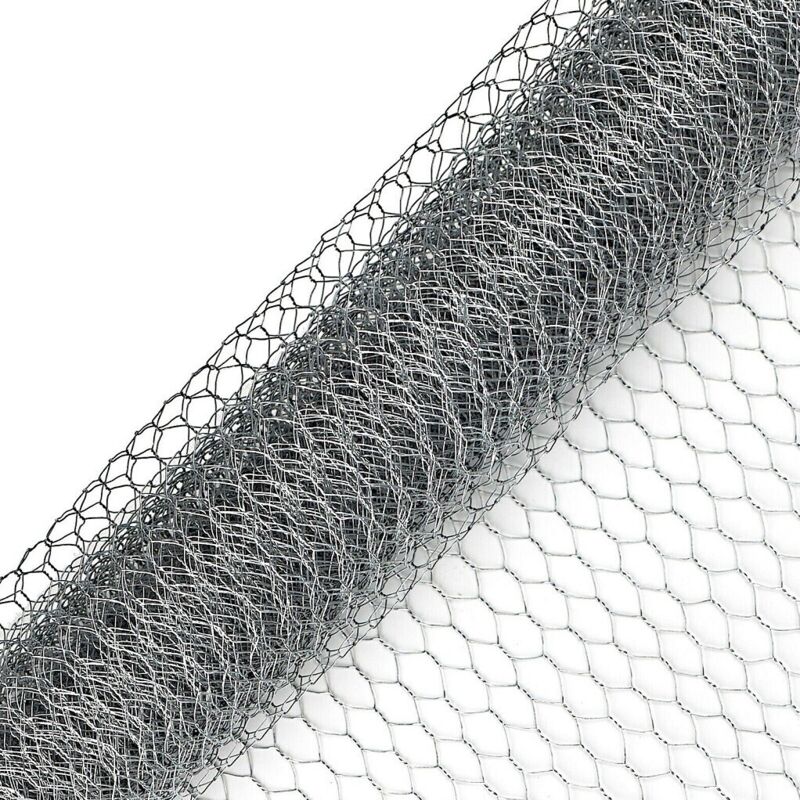 25m x 100cm Volierendraht Maschendrahtzaun Kaninchendraht Drahtzaun Hühnerzaun Gartenzaun