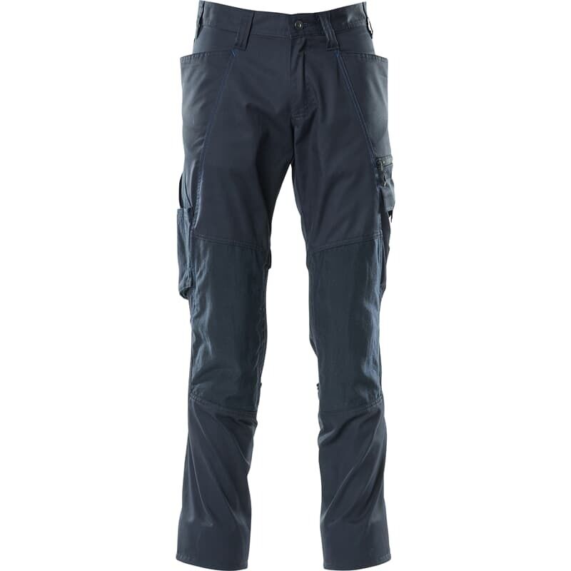 Mascot - accelerate Arbeitshose 18379 sehr leichte Bundhose m. Cordura Knietaschen, Farbe: Schwarzblau - 010, Größe: 50
