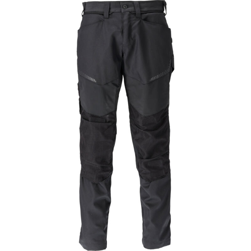 Arbeitshose mit Kniepolstertaschen MASCOT Customized - 22479-230-Schwarz-76-52