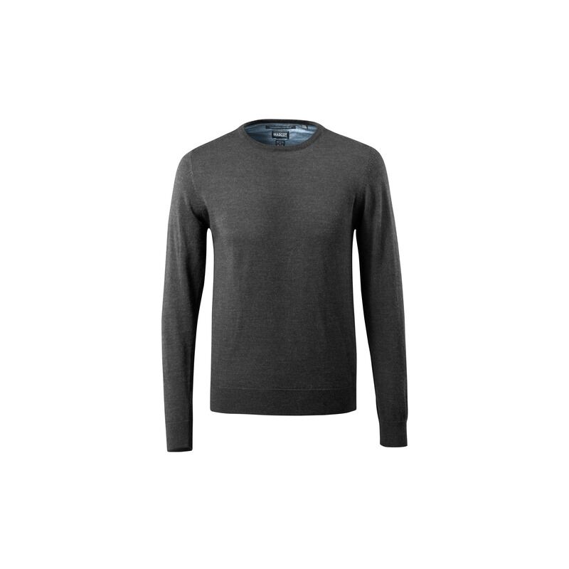 Mascot - Frontline Strick-Pullover Gr. l dkl.anth/hellgr Merino 50636-989