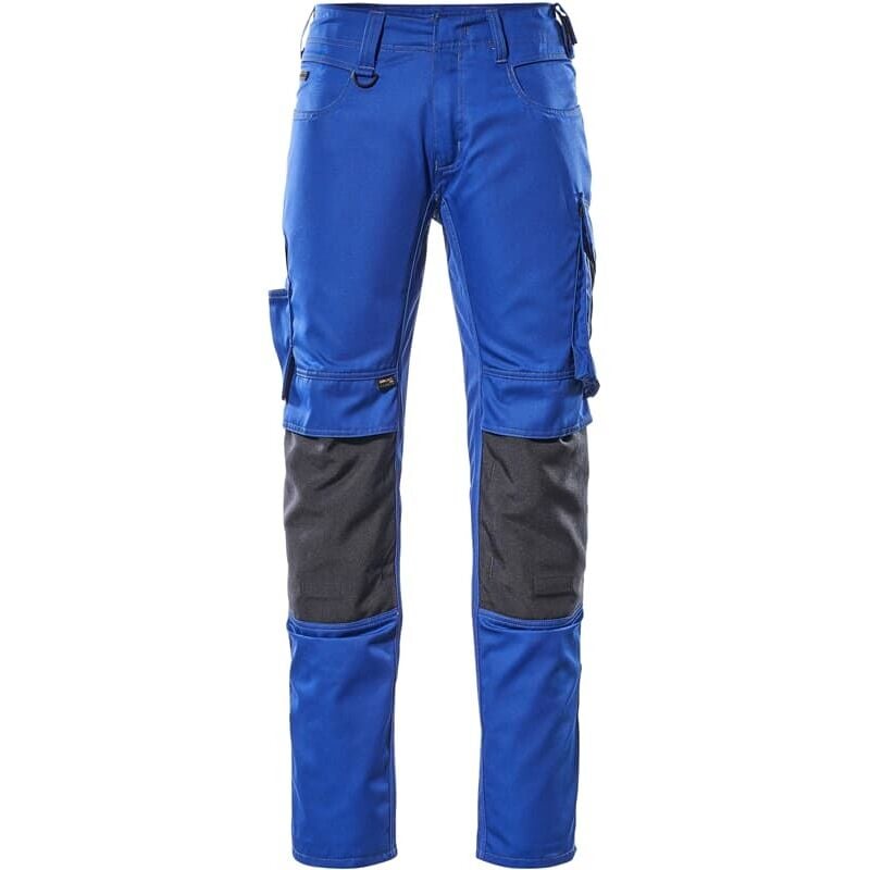 Arbeitshose mannheim 12679-442 leichte Bundhose mit Cordura Knietaschen, Farbe: Kornblau/Schwarzblau - 11010, Größe: 60 - Mascot