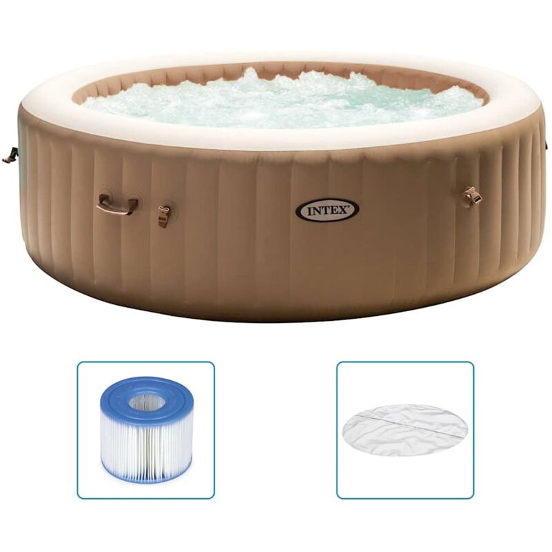 Intex - Massage-Whirlpool Rund PureSpa 216x71 cm 6 Personen