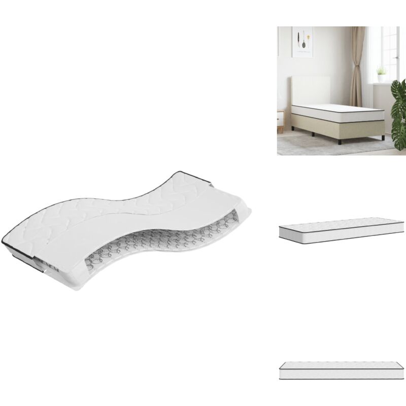 Matratze Bonnell-Federkern Mittel 70x200 cm - Bonnell-Matratze - Federkernmatratze - Matratze 70x200 - Einzelbetttatratze - Matratze Mittelhart