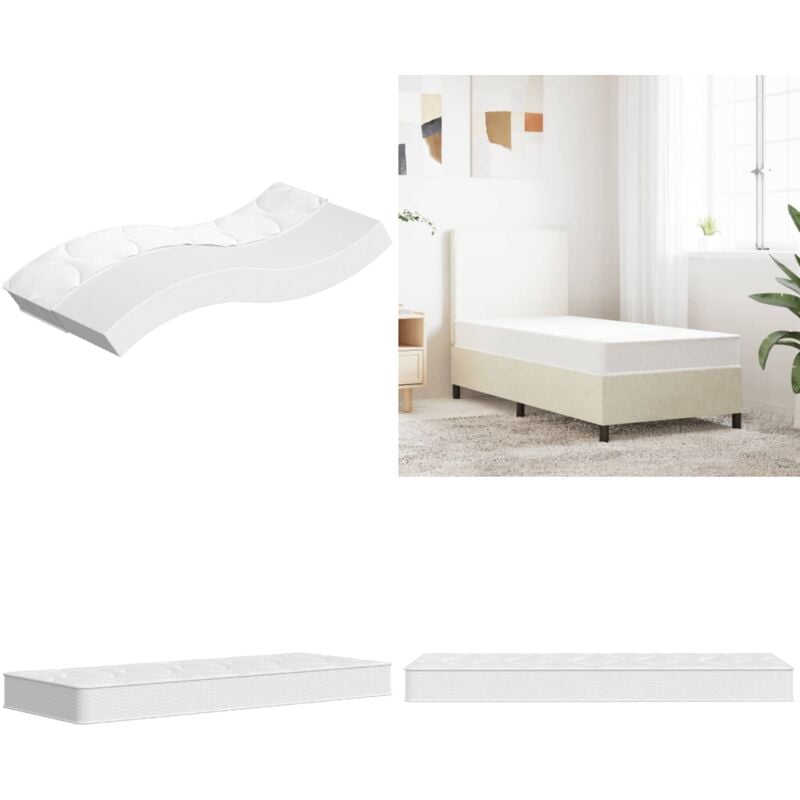 Matratze Bonnell-Federkern Mittel 90x190 cm - Bonnell-Matratze - Federkernmatratze - Matratze 90x190 - Doppelbett Matratze - Mittelharte Matratze