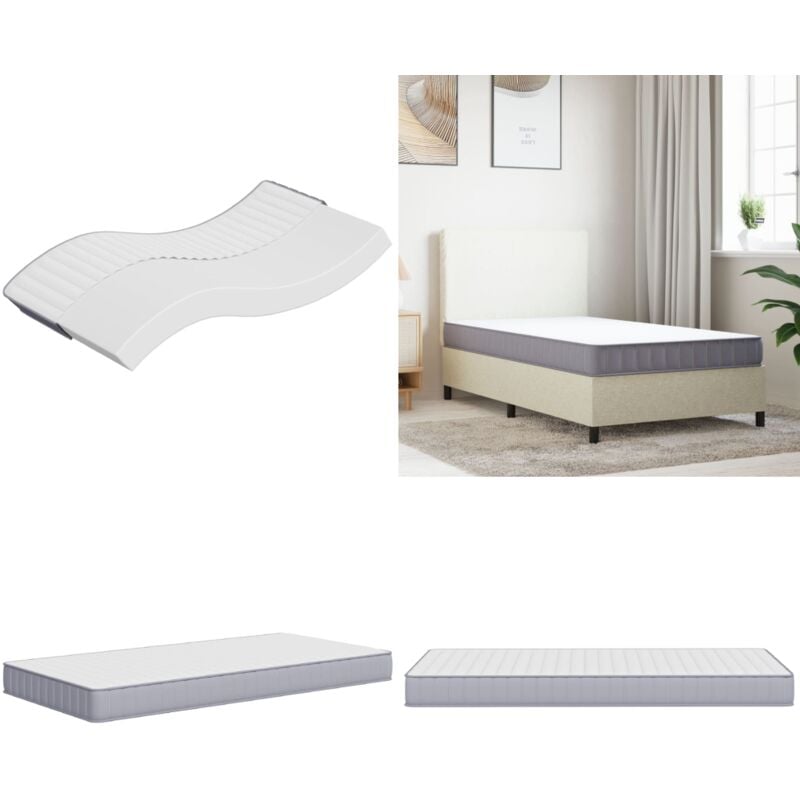 Matratze Schaumstoff Mittelweich 100x200 cm - Matratze - Schaumstoffmatratze - Doppelbettmatratze - Einzelbettmatratze - Mittelweiche Matratze - Home