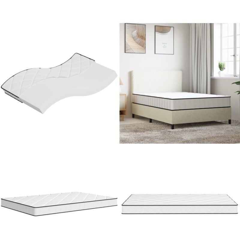 Matratze Schaumstoff Mittelweich 100x200 cm - Matratze - Schaumstoffmatratze - Federfreie Matratze - Doppelbettmatratze - Mittelweiche Matratze