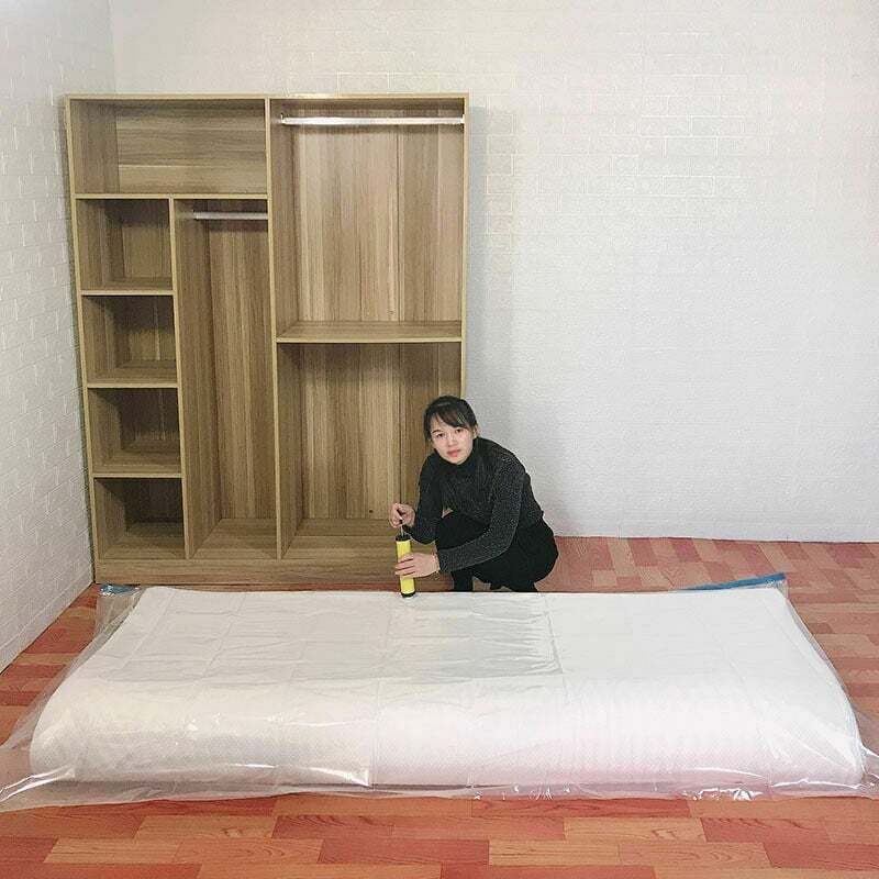 Jalleria - Matratzen-Vakuumbeutel für den Umzug – Matratzen-Aufbewahrungstasche – platzsparende Vakuum-Aufbewahrungsbeutel für extra große, robuste