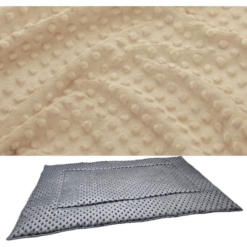 Matte für einen Meerschweinchen- oder Kaninchenkäfig 80x50 wasserdicht beige