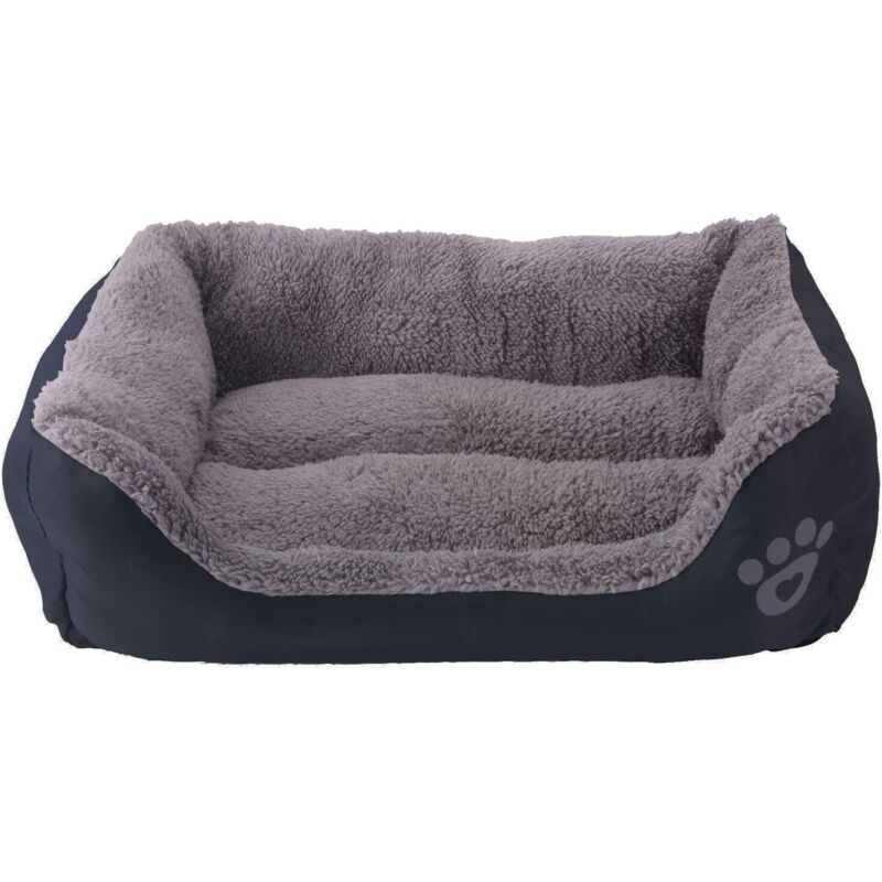 Ugreat - Matte, Kissen und Matratze für Hunde, Bett für Hunde – Korb für Hunde und Katzen – 54 x 42 cm (schwarz)