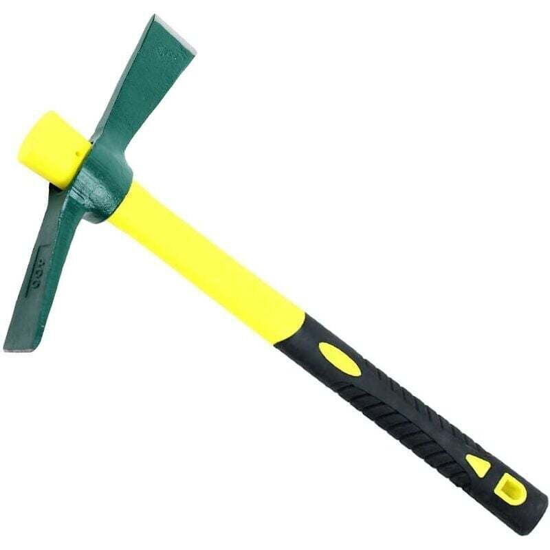 Mattock Hoe Micro Spitzhacke Axt Werkzeug Gartenarbeit Jäten Mini Stahl Spitzhacke Fiberglas Griff Baum Spitzhacke Garten Bauernhof Werkzeug 38,5