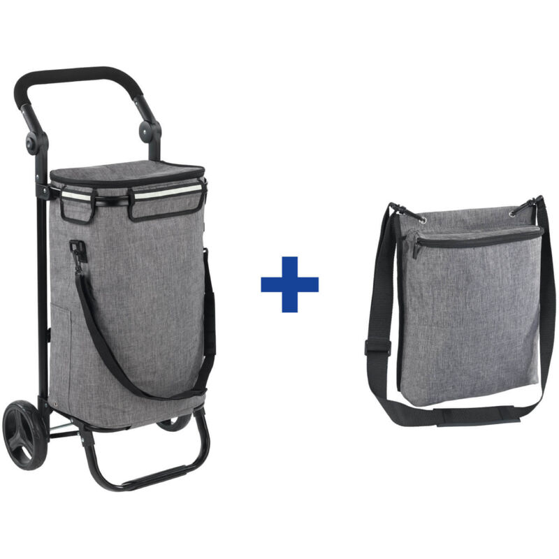 Maximex - Einkaufstrolley mit Thermotasche, 38 l