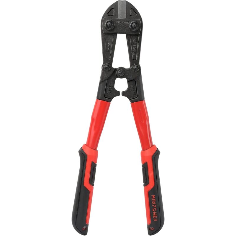 MAXPOWER 300mm Bolzenschneider Maximale Öffnungskapazität 15mm Komfortabler Griff Bolzenschneider 12 Zoll