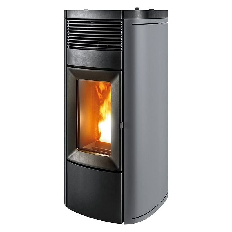 MCZ - Pelletofen Musa Hydromatic M2+ 17,7 kW Heizung Silber Ofen wassergeführt