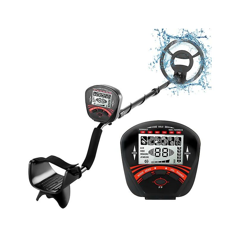 Md810 Metalldetektor Unterirdisch, Professionelle Tiefe 2,5 m, Sucher, Golddetektor, Schatzsuche, Pinpointer, Wasserdicht